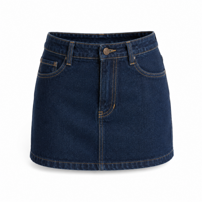 Falda Tradicional Denim